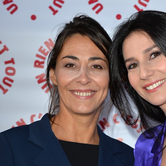 Cécile Duffau (fondatrice de l'association " Un Rien C'est Tout ") et Marie Drucker lors d'une visite privée et d'un dîner de gala caritatif donné en faveur des actions de l'association "Un Rien C'est Tout" au musée Rodin à Paris, France, le 19 septembre 2019. © Veeren/Bestimage