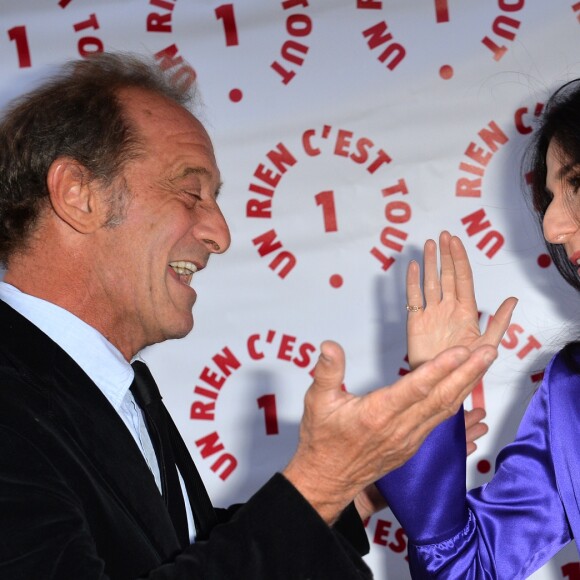 Vincent Lindon et Marie Drucker lors d'une visite privée et d'un dîner de gala caritatif donné en faveur des actions de l'association "Un Rien C'est Tout" au musée Rodin à Paris, France, le 19 septembre 2019. © Veeren/Bestimage