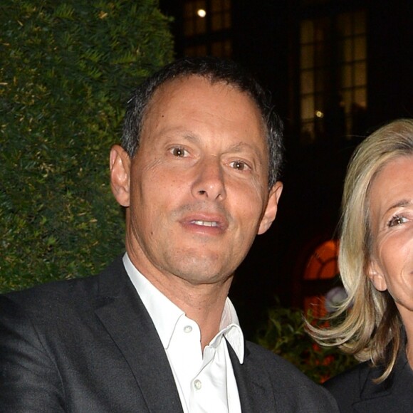 Marc-Olivier Fogiel et Claire Chazal lors d'une visite privée et d'un dîner de gala caritatif donné en faveur des actions de l'association "Un Rien C'est Tout" au musée Rodin à Paris, France, le 19 septembre 2019. © Veeren/Bestimage