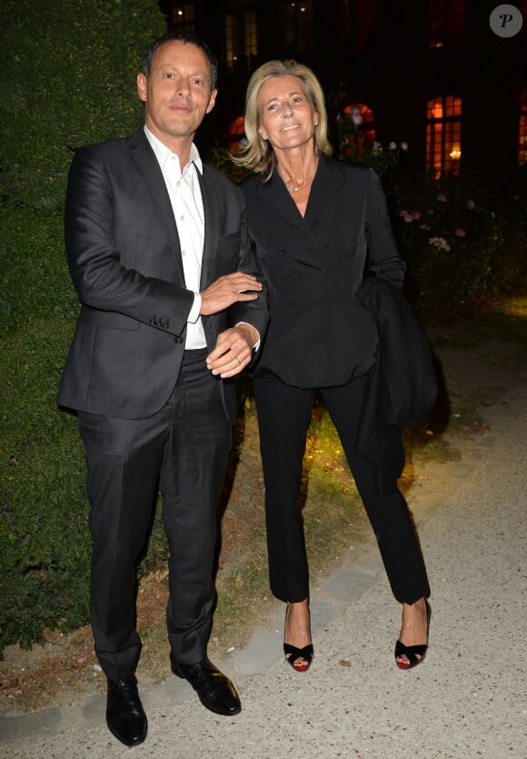 Marc-Olivier Fogiel et Claire Chazal lors d'une visite privée et d'un dîner de gala caritatif donné en faveur des actions de l'association "Un Rien C'est Tout" au musée Rodin à Paris, France, le 19 septembre 2019. © Veeren/Bestimage
