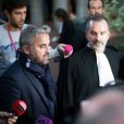 Alexis Corbière en conférence de presse à la sortie du tribunal de Bobigny le 19 septembre 2019. © Tiziano Da Silva/Bestimage