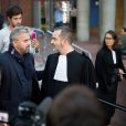 Alexis Corbière en conférence de presse à la sortie du tribunal de Bobigny le 19 septembre 2019. © Tiziano Da Silva/Bestimage