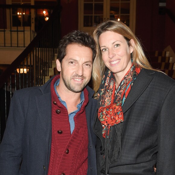 Frédéric Diefenthal et sa compagne - People à la générale du woman show "Vive Demain !" de Michèle Bernier au théâtre des Variétés à Paris le 28 janvier 2019. © Coadic Guirec/Bestimage