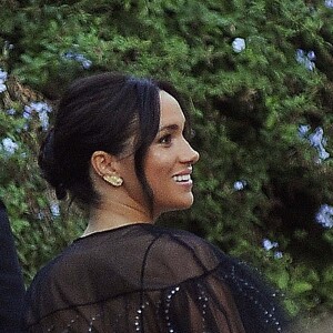 Le prince Harry et Meghan Markle - Mariage de la styliste Misha Nonoo avec Michael Hess à la Villa Aurelia à Rome, le 20 septembre 2019.