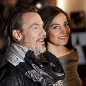 Florent Pagny, sa femme Azucena - 15eme edition des NRJ Music Awards a Cannes. Le 14 decembre 2013