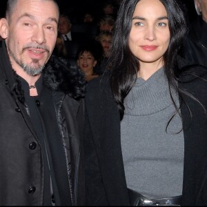 Florent Pagny et sa femme Azucena - Soirée pour le Festival international du cinéma latino américain à Paris le 6 décembre 2006.