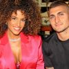 Exclusif - Marco Verratti et sa compagne Jessica Aidi à la soirée "le Grand dîner" Fahaid Sanober x Swarovski au restaurant Le Fouquet's à Paris, France, le 23 septembre 2019. © Philippe Baldini/Bestimage