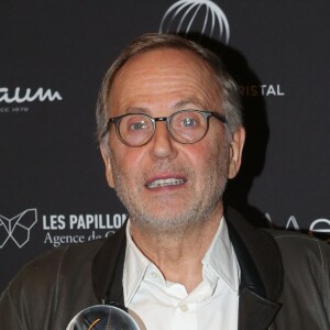 Fabrice Luchini à la press Room de la 11ème cérémonie des Globes de Cristal au Lido à Paris le 30 janvier 2017. © CVS / Bestimage