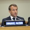 Emmanuel Macron - Une selection de photos de l'ONU pour le sommet sur le rechauffement climatique, le 23 septembre 2019.