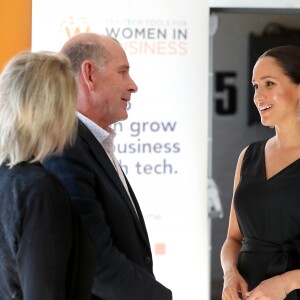 Meghan Markle, duchesse de Sussex, participe à un événement organisé à Woodstock Exchange, pour les femmes fondatrices/entrepreneurs sociaux, à Cape Town, Afrique du Sud. Le 25 septembre 2019