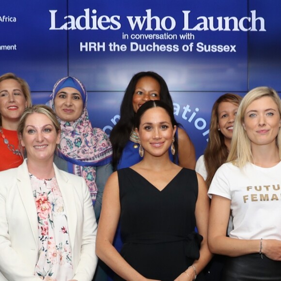 Meghan Markle, duchesse de Sussex, participe à un événement organisé à Woodstock Exchange, pour les femmes fondatrices/entrepreneurs sociaux, à Cape Town, Afrique du Sud. Le 25 septembre 2019