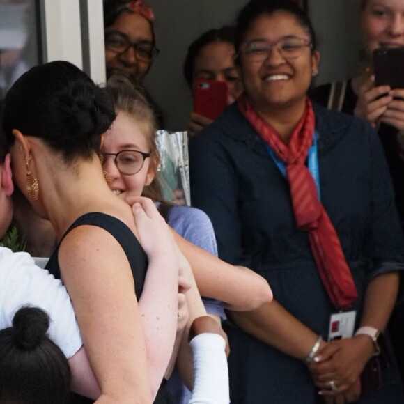 Meghan Markle, duchesse de Sussex, en visite dans les locaux de l'ONG "mothers2mothers" à Cape Town, Afrique du Sud. Le 25 septembre 2019