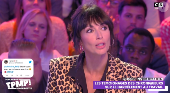 Géraldine Maillet dans "Touche pas à mon poste", le 25 septembre 2019, sur C8