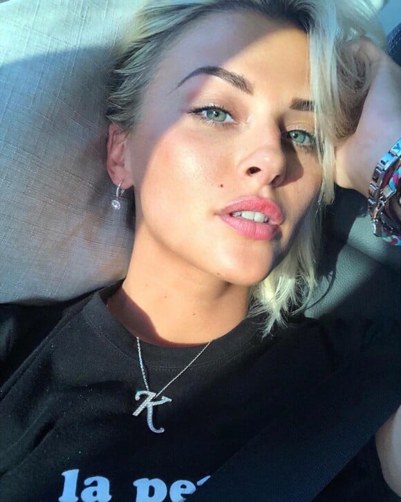 Kelly Vedovelli fait un selfie sur Instagram, le19 septembre 2019