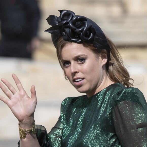 La princesse Beatrice d'York - Les invités arrivent au mariage de E. Goulding et C.Jopling en la cathédrale d'York, le 31 août 2019