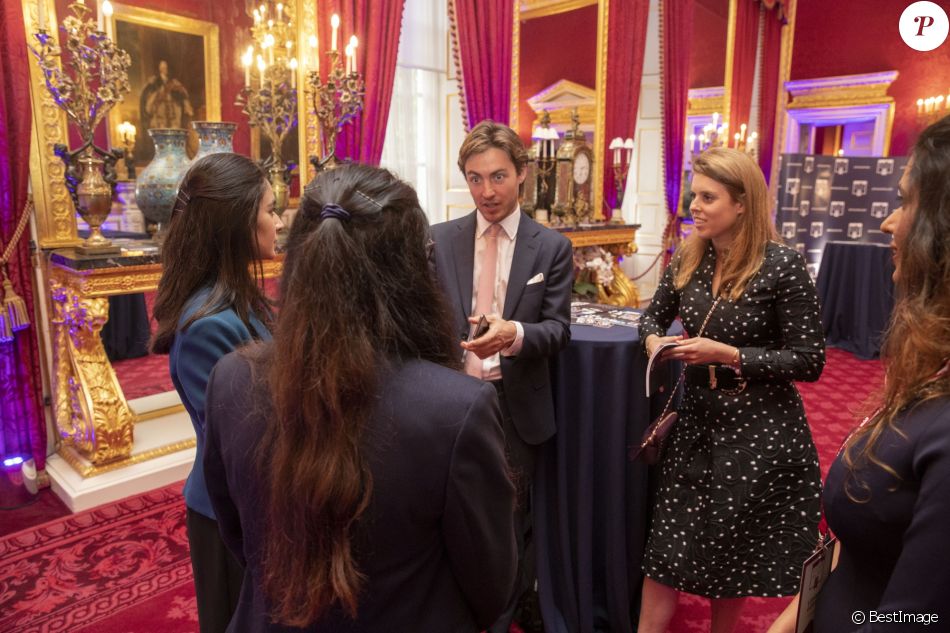 La princesse Beatrice d&#039;York et son compagnon Edoardo Mapelli Mozzi - La famille d&#039;York lors de la réception &quot;Pitch@Palace&quot; au palais Buckingham à Londres. Le 12 juin 2019