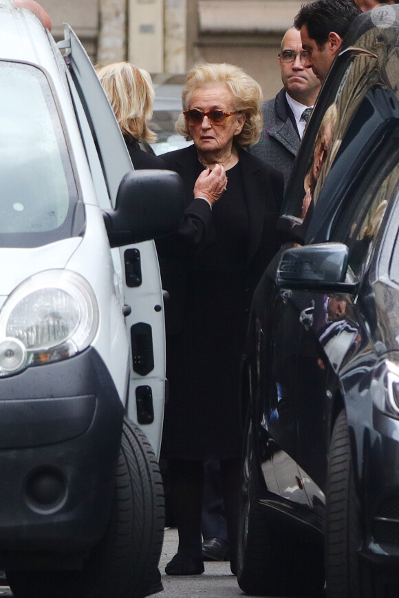 Bernadette Chirac aux obsèques de sa fille Laurence à Paris le 16 avril 2016