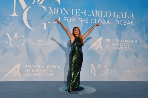 Jane Seymour assiste au "Monte Carlo Gala for the Global Ocean" sur les terrasses de l'opéra de Monte-Carlo le 26 septembre 2019. © Bruno Bebert / Bestimage