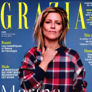 Retrouvez l'intégralité de l'interview de Marina Foïs dans le magazine Grazia, numéro 508 du 27 septembre 2019.