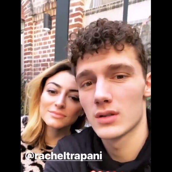 Benjamin Pavard se montre avec Rachel Legrain-Trapani sur Instagram le 26 décembre 2018.