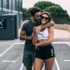 Valentin Léonard et Rachel Legrain-Trapani très amoureux- 30 août 2019.