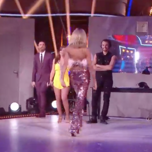 Shy'm lors du prime de l'émission Danse avec les stars du 28 septembre 2019.