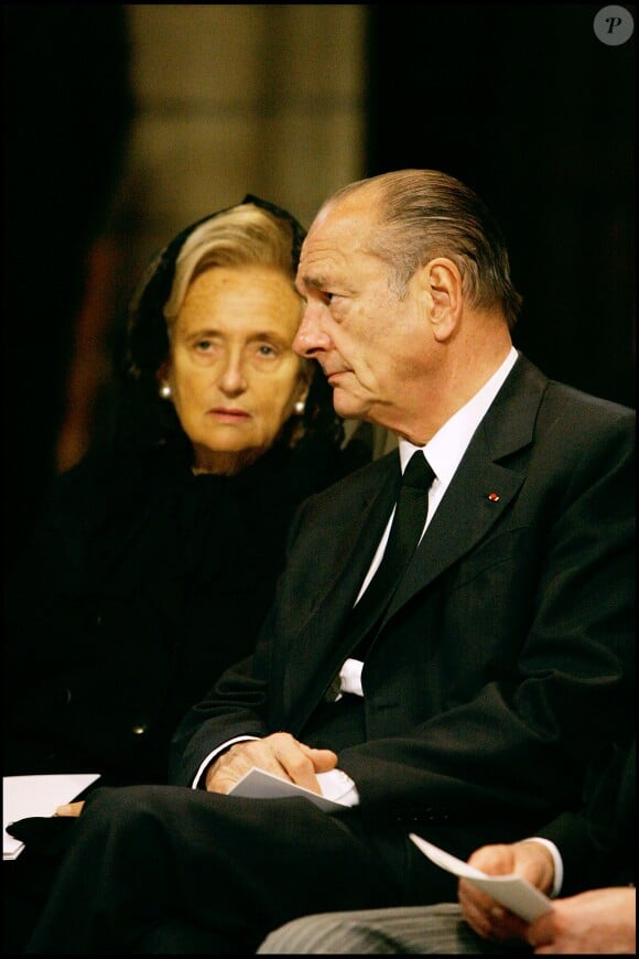 Bernadette Chirac et Jacques Chirac en 2005 à Monaco. 