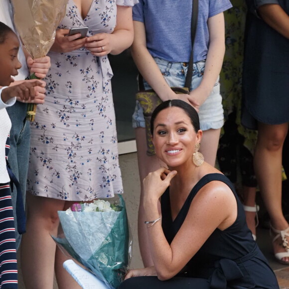 Meghan Markle, duchesse de Sussex, en visite dans les locaux de l'ONG "mothers2mothers" à Cape Town, Afrique du Sud. Le 25 septembre 2019