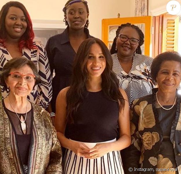 Meghan Markle, duchesse de Sussex, lors du petit-déjeuner "Women in Public Service" à Cape Town. Le 28 septembre 2019