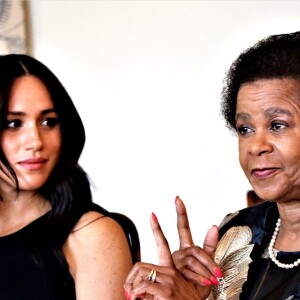 Meghan Markle, duchesse de Sussex, lors du petit-déjeuner "Women in Public Service" à Cape Town. Le 28 septembre 2019