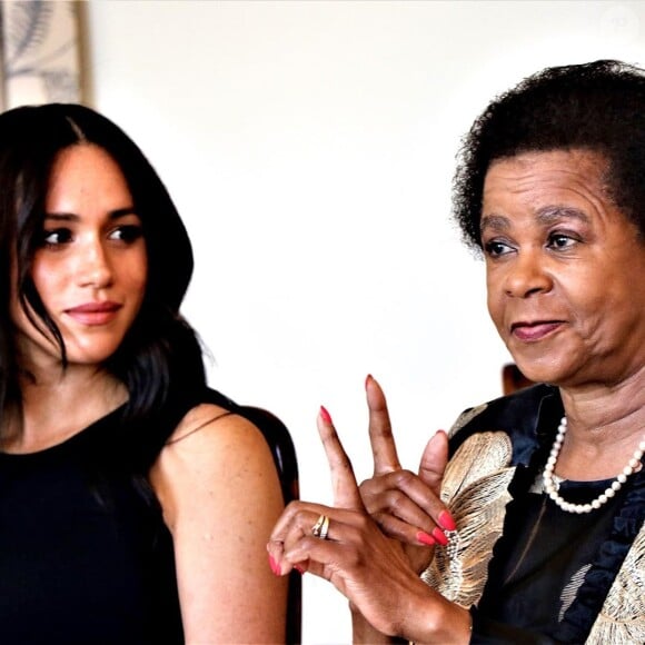 Meghan Markle, duchesse de Sussex, lors du petit-déjeuner "Women in Public Service" à Cape Town. Le 28 septembre 2019