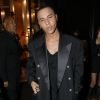 Olivier Rousteing arrive à la soirée "Balmain x Kylie Jenner" à la boutique Balmain pendant la fashion week de Paris, le 27 septembre 2019. © Christophe Clovis - Veeren Ramsamy / Bestimage