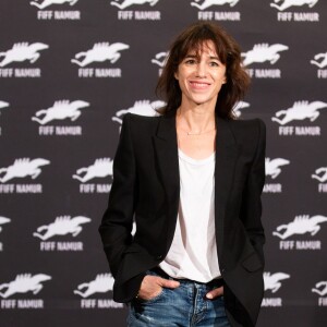 Charlotte Gainsbourg lors du photocall de " Mon chien stupide " pour la 34e édition du FIFF - Festival International du Film Francophone de Namur. Belgique, Namur, le 1er octobre 2019.