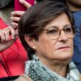 Roselyne Bachelot dans les tribunes lors du match de Ligue 1 "PSG - Angers (4-0)" au Parc des Princes à Paris, le 5 octobre 2019. © Cyril Moreau/Bestimage