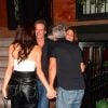 Exclusif - George et Amal Clooney fêtent leur cinquième anniversaire de mariage avec Cindy Crawford et Rande Gerber au restaurant "4 Charles Prime Rib" à New York, le 26 septembre 2019.