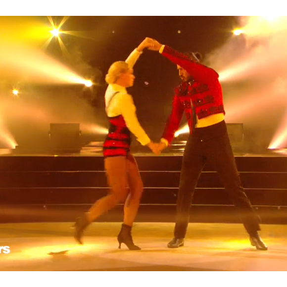 Moundir et Katrina Patchett sur un paso doble lors du troisième prime de "Danse avec les stars 2019", diffusé le 5 octobre, sur TF1