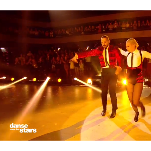 Moundir et Katrina Patchett sur un paso doble lors du troisième prime de "Danse avec les stars 2019", diffusé le 5 octobre, sur TF1