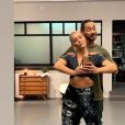 Moundir et sa partenaire de "Danse avec les stars 2019" Katrina Patchett en répétition, le 3 octobre 2019, sur Instagram
