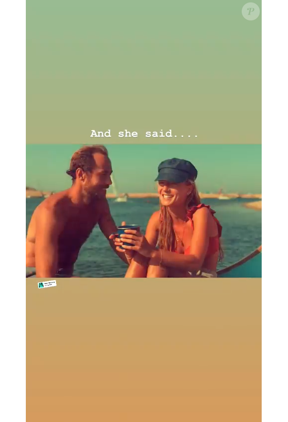 James Middleton et sa fiancée Alizér Thévenet sur Instagram, le 6 octobre 2019.