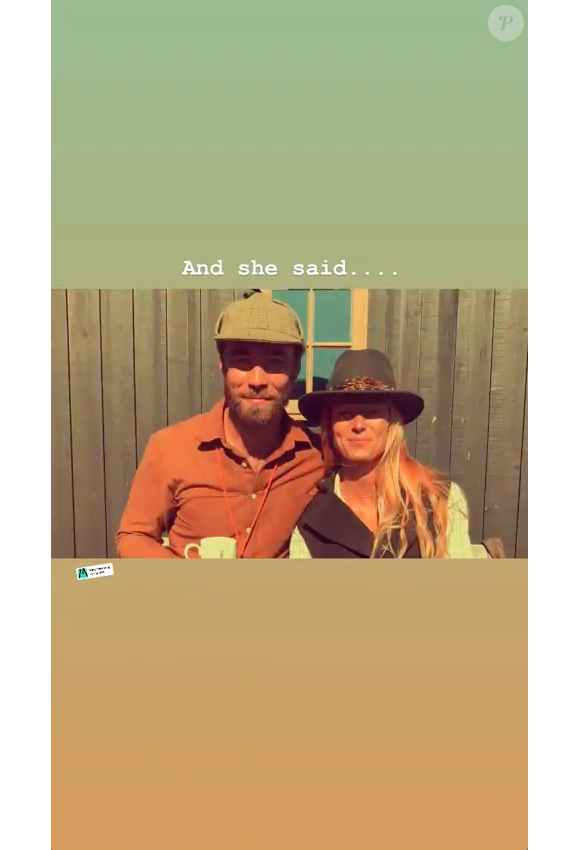 James Middleton et sa fiancée Alizér Thévenet sur Instagram, le 6 octobre 2019.