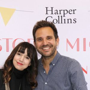 Christophe Michalak et sa femme Delphine McCarty - Sortie du livre de Christophe Michalak "La pâtisserie en famille" à Paris le 9 octobre 2019. © Cédric Perrin/Bestimage