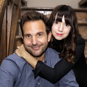 Christophe Michalak et sa femme Delphine McCarty - Sortie du livre de Christophe Michalak "La pâtisserie en famille" à Paris le 9 octobre 2019. © Cédric Perrin/Bestimage