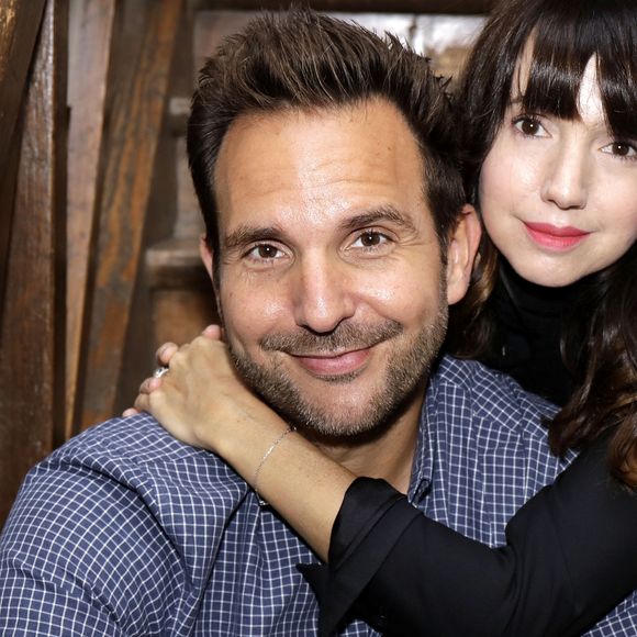 Christophe Michalak et sa femme Delphine McCarty - Sortie du livre de Christophe Michalak "La pâtisserie en famille" à Paris le 9 octobre 2019. © Cédric Perrin/Bestimage