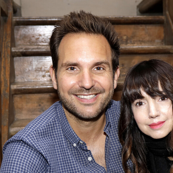 Christophe Michalak et sa femme Delphine McCarty - Sortie du livre de Christophe Michalak "La pâtisserie en famille" à Paris le 9 octobre 2019. © Cédric Perrin/Bestimage