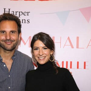 Christophe Michalak et Hélène Mannarino - Sortie du livre de Christophe Michalak "La pâtisserie en famille" à Paris le 9 octobre 2019. © Cédric Perrin/Bestimage