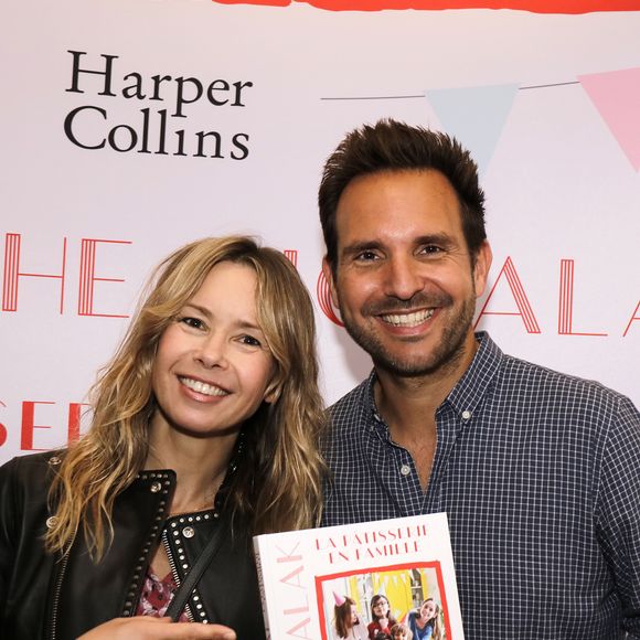 Romane Serda, Christophe Michalak - Sortie du livre de Christophe Michalak "La pâtisserie en famille" à Paris le 9 octobre 2019. © Cédric Perrin/Bestimage