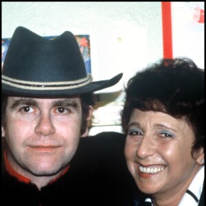 Elton John avec sa mère Sheila en novembre 1991.