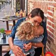 Daniela Martins avec ses enfants E et V, sur Instagram,  le 7 août 2019