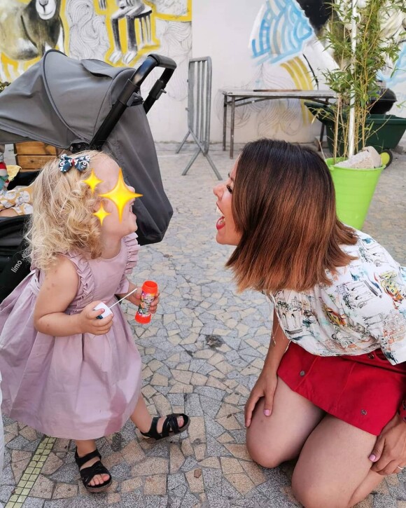 Daniela Martins avec sa fille, sur Instagram, le 1er septembre 2019