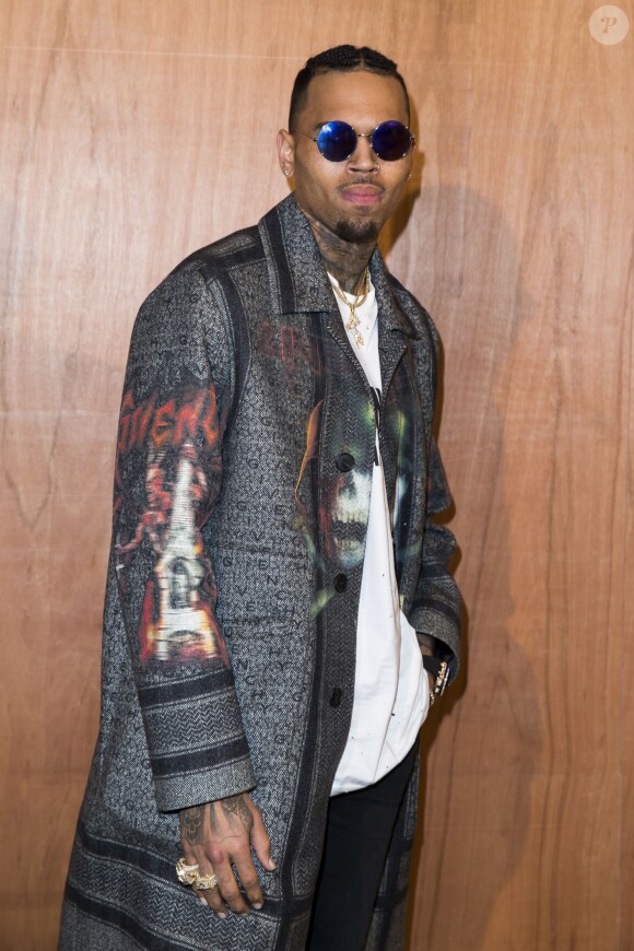 Chris Brown - People au photocall du défilé de mode prêt-à-porter Automne-Hiver 2016/2017 "Givenchy" à Paris le 6 mars 2016. © Olivier Borde/Bestimage